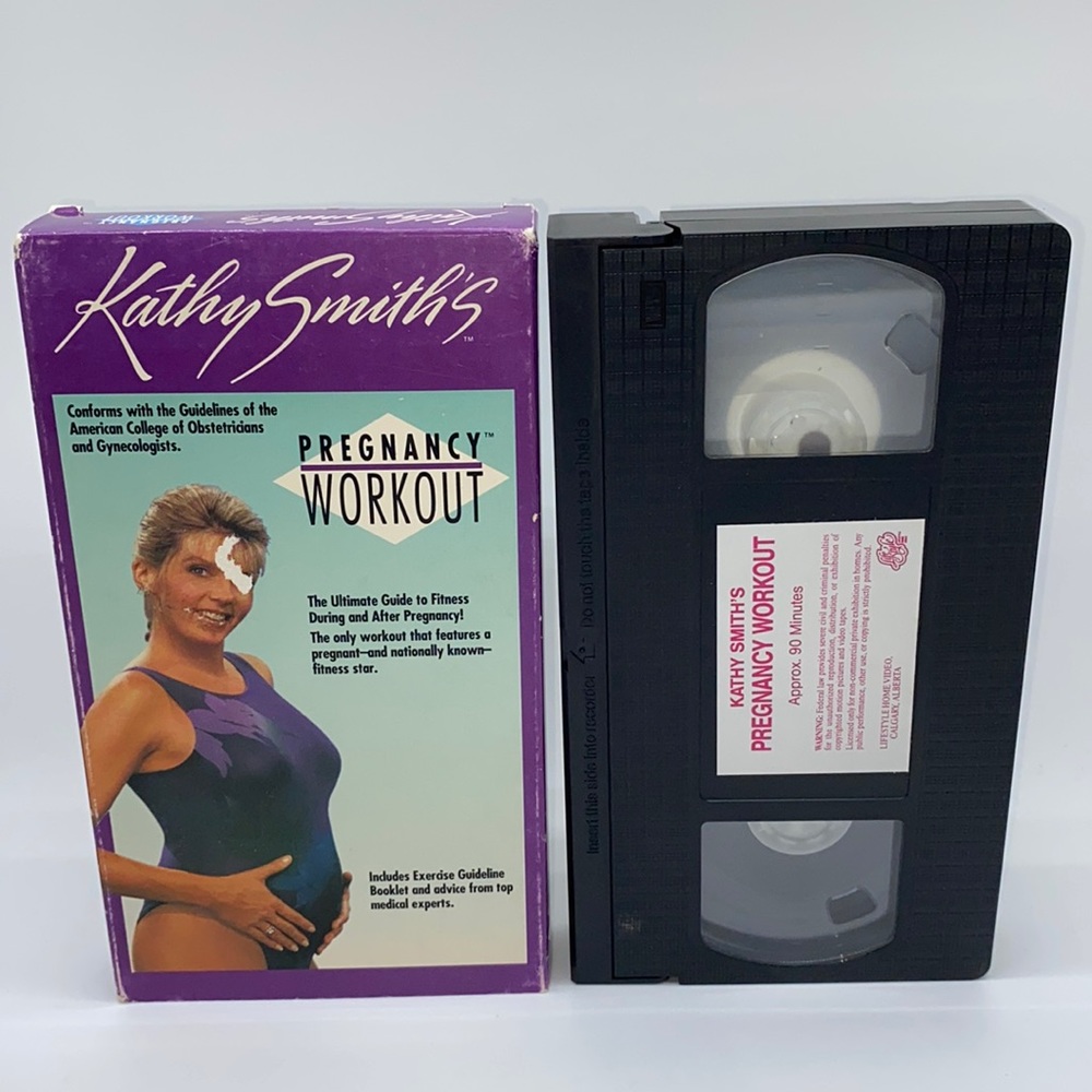 Kathy Smith’s Pregnancy Workout VHS Video Maternity Fitness Exercise